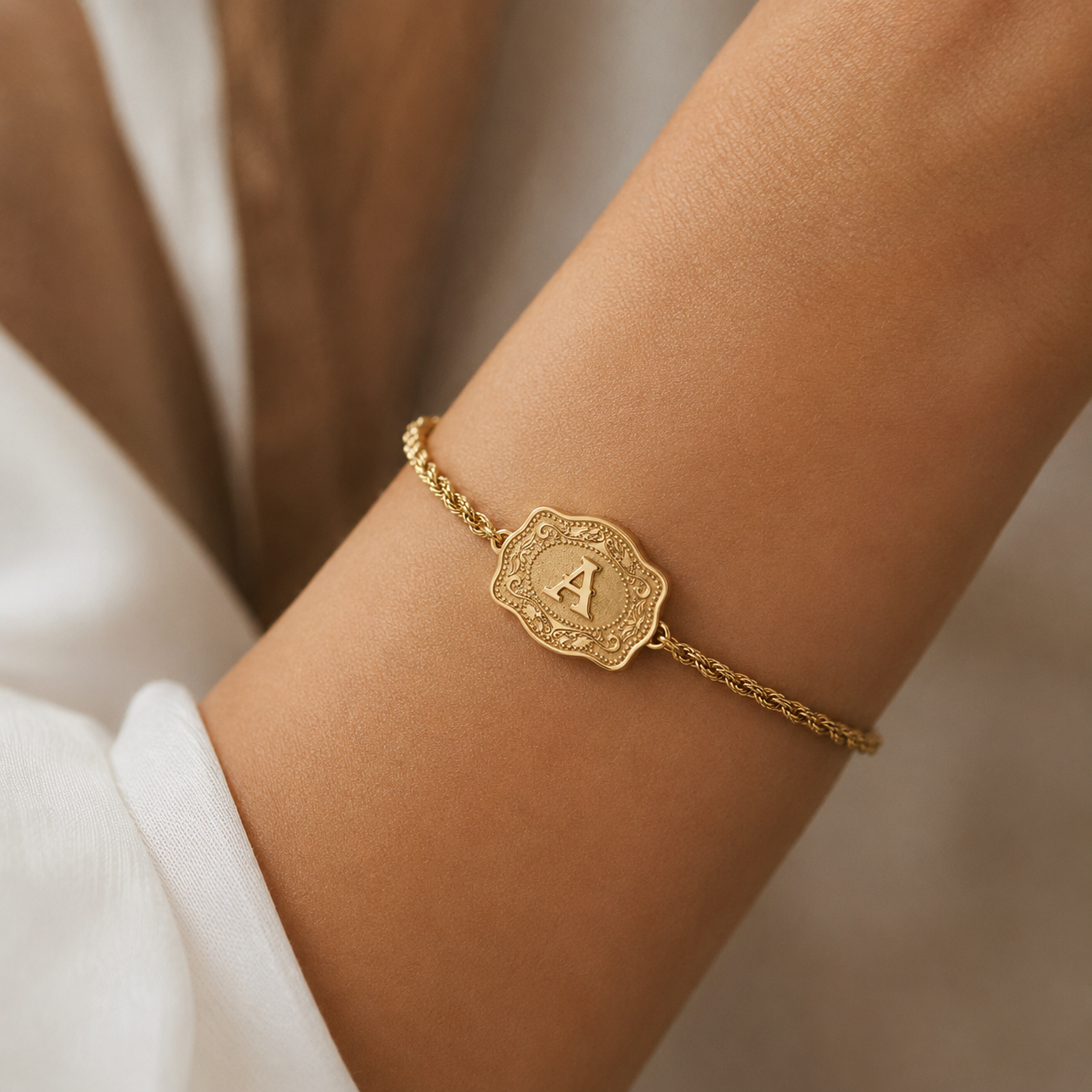 Signature Initial Bracelet