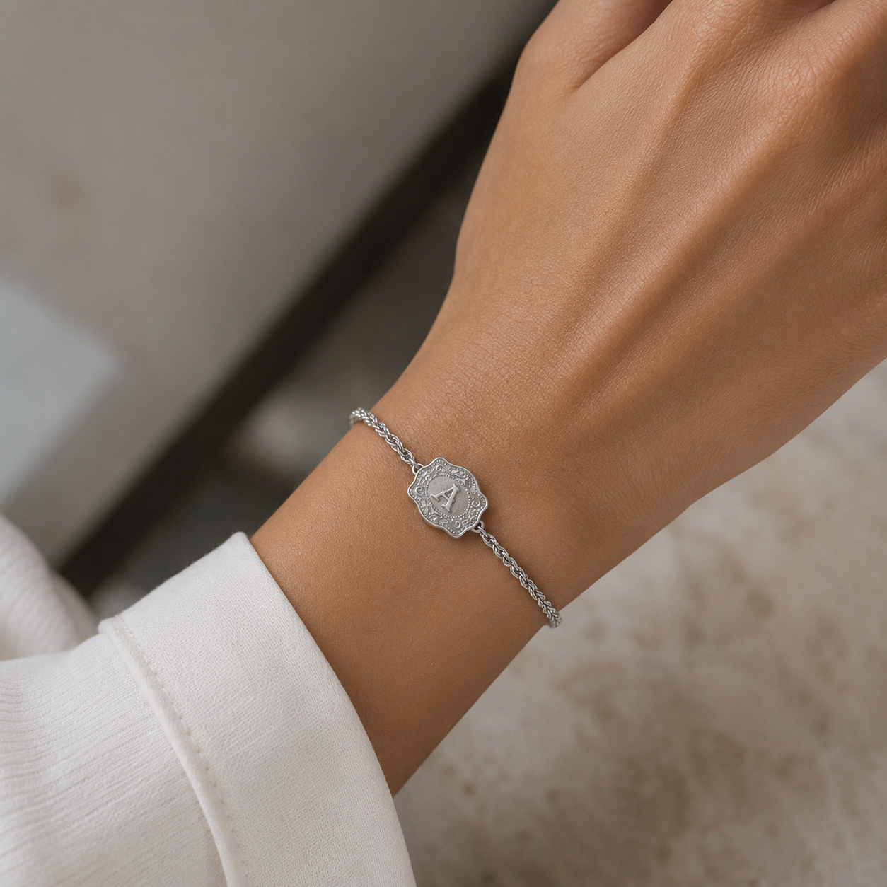 Signature Initial Bracelet